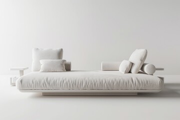 A contemporary daybed sofa with adjustable backrests