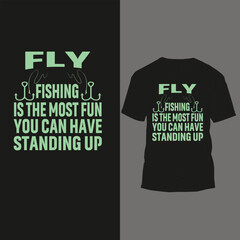 Printfly fishing is the most fun you can have standing up © mdshafikul