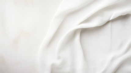 Fototapeta premium White Background with Subtle Linen Texture - Designed with Minimalism in Mind, Featuring Off-White and Ivory Tones for a Minimalist Canvas with Timeless Appeal