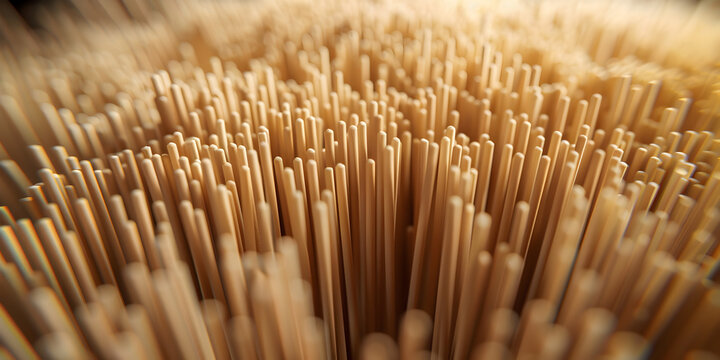 Bundle Up a toothpicks Project Using build close up of toothpicks