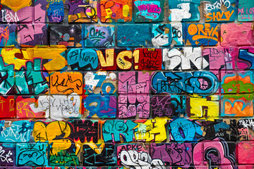 Vibrant Urban Graffiti Art Seamless Pattern: Capturing the Energy and Creativity of Street Culture in Contemporary Murals