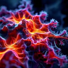 abstract-neon-fractal-wallpaper-with-space---generative