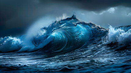 close up image of wave in ocean