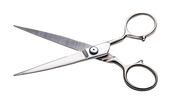 paire de ciseau d&eacute;tour&eacute; sur fond transparent