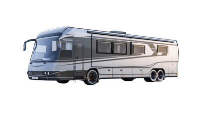 Modern RV isolated on transparent background