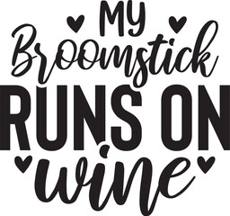 My Broomstick Runs on Wine