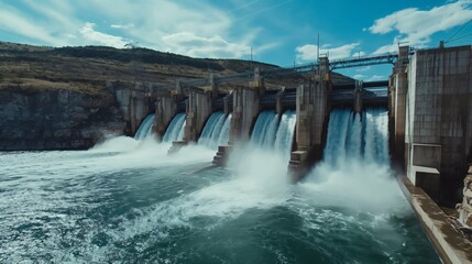 Harnessing Nature's Force: The Majestic Hydroelectric Power Plant
