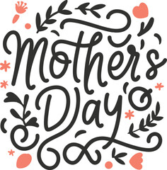 mother day, typography