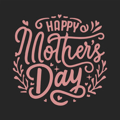 mother day, typography