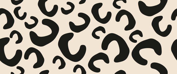 Vector seamless background. Minimalistic abstract pattern. Modern print on a light background. Ideal for textile design, screensavers, covers, cards, invitations and posters.