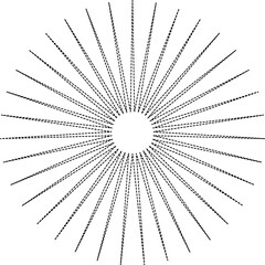 Obraz premium Star dash line