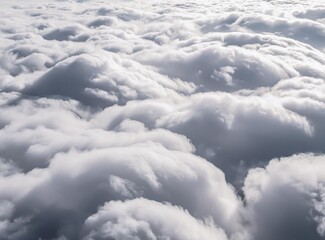 Silver shiny clouds background 3d rendering
