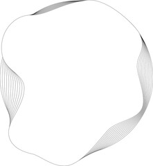 Circle fluid white overlapping for banner, web, badges, tag