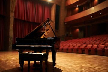 grand piano and notes