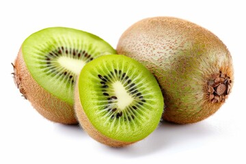 Fototapeta premium Kiwi on white background