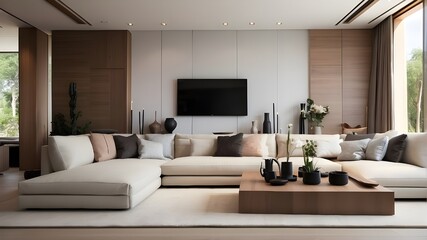 interior of a contemporary living room