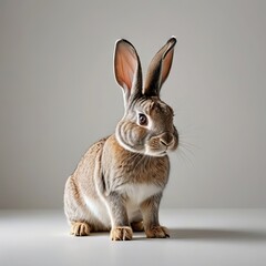 rabbit on a white background