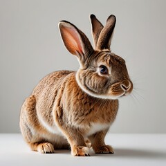 rabbit on a white background