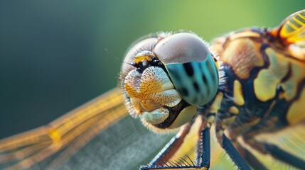 Macro shot of a dragonfly