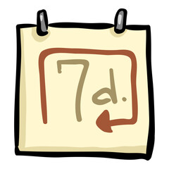 Calendar - Hand Drawn Doodle Icon