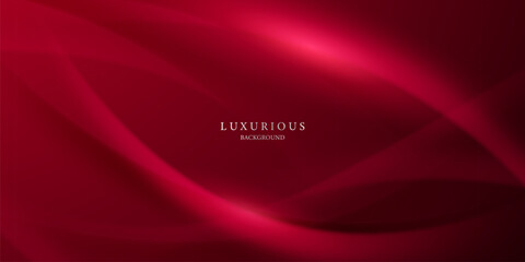 red background design With modern effect elements, vector illustration