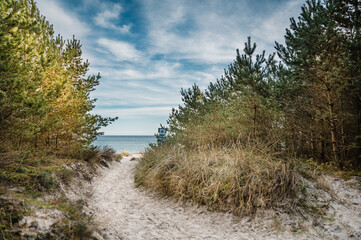 Strandweg Schaabe, Ostsee Insel Rügen