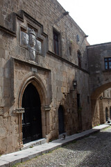 Fototapeta premium Rhodes street of knights