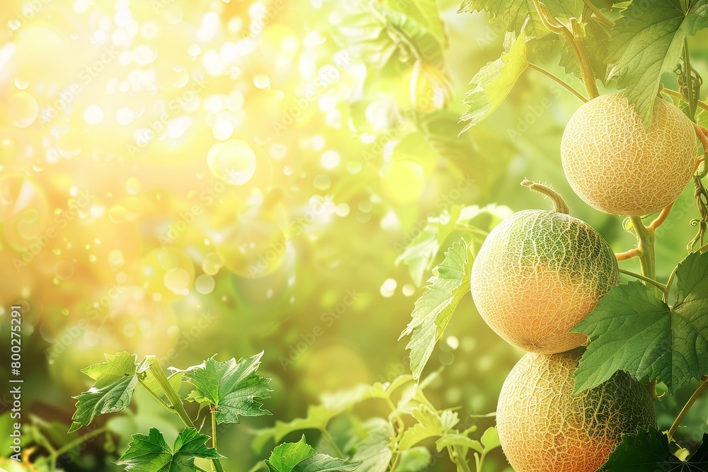 Canvas Prints Organic melon on a clean background