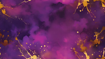  Watercolor paint splash, blotch background with bleed wash and bloom. Blobs of paint, nostalgic watercolor paper texture. Beautiful trendy  impressionist background. 