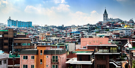 City view from Itaewon, Korea