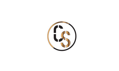 CS, SC, C, S Abstract Letters Logo Monogram