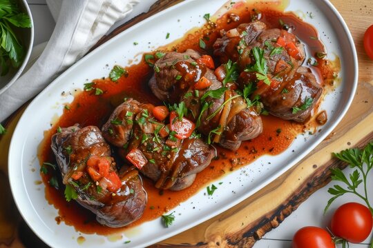 Polish beef rolls