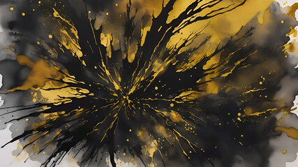  Watercolor paint splash, blotch background with bleed wash and bloom. Blobs of paint, nostalgic watercolor paper texture. Beautiful trendy  impressionist background. 