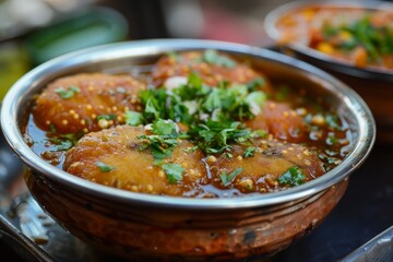 Ragda pattice is a popular street food in Maharashtra and Gujarat
