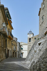A street in Gambatesa, a medieval village in Molise, Italy.