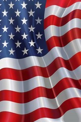 Obraz premium Vector of flag for president day background.