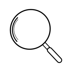 Search icon on white background