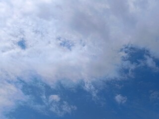 blue sky with clouds