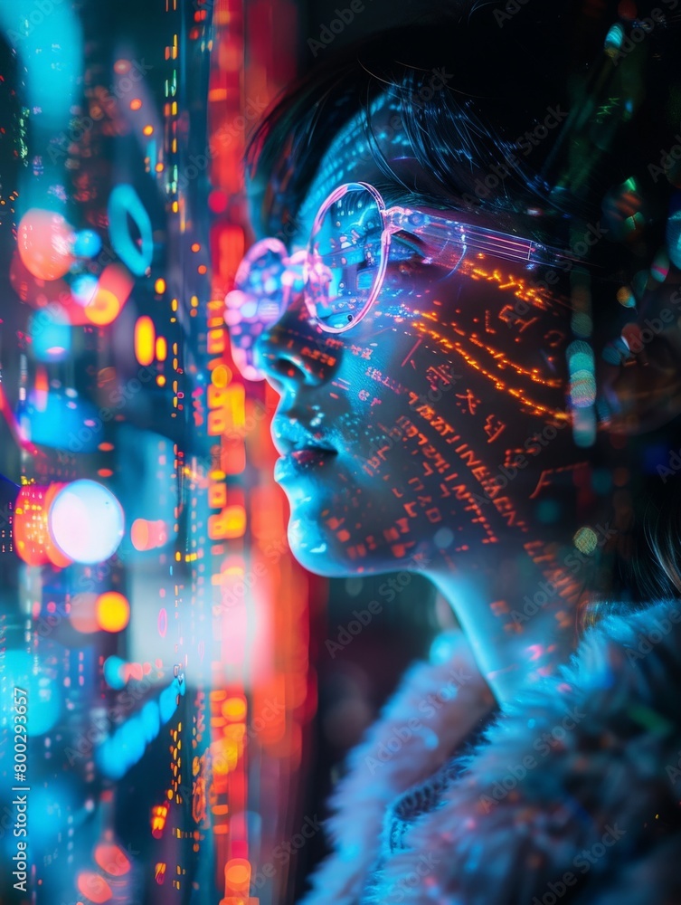 Poster holographic seo analysis in a documentary-style photograph, emphasizing simplicity.
