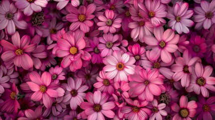 Obraz premium pink flowers generative ai