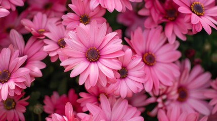 pink flowers generative ai