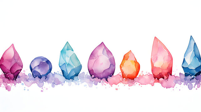 Digital vintage watercolor stones abstract graphic poster web page PPT background