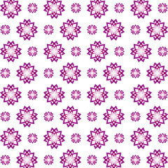 Lotus flower usable trendy multicolor repeating pattern vector illustration background design