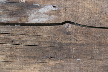 Old wooden texture for background that has natural cracks.