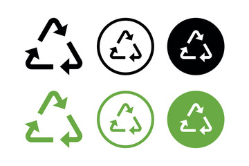 Recycle Sign Circles Set