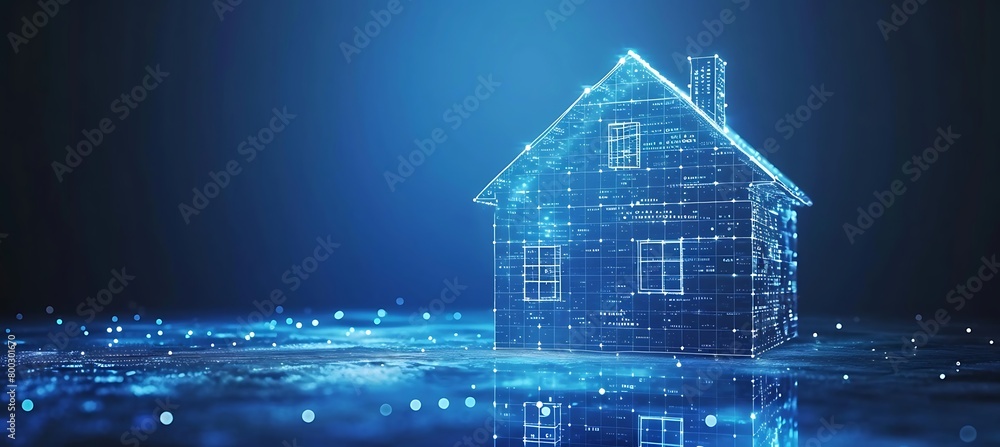 Poster revolutionizing home management: visualizing smart home iot features through a captivating ultrawide