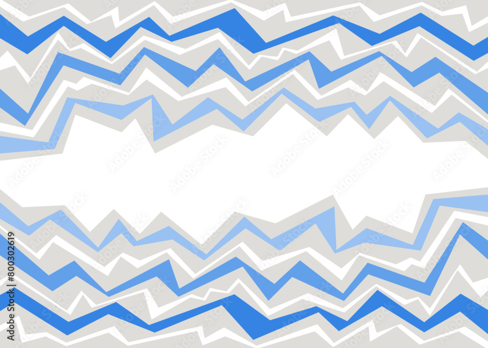 Poster abstract background with colorful zigzag line pattern and with some copy space area