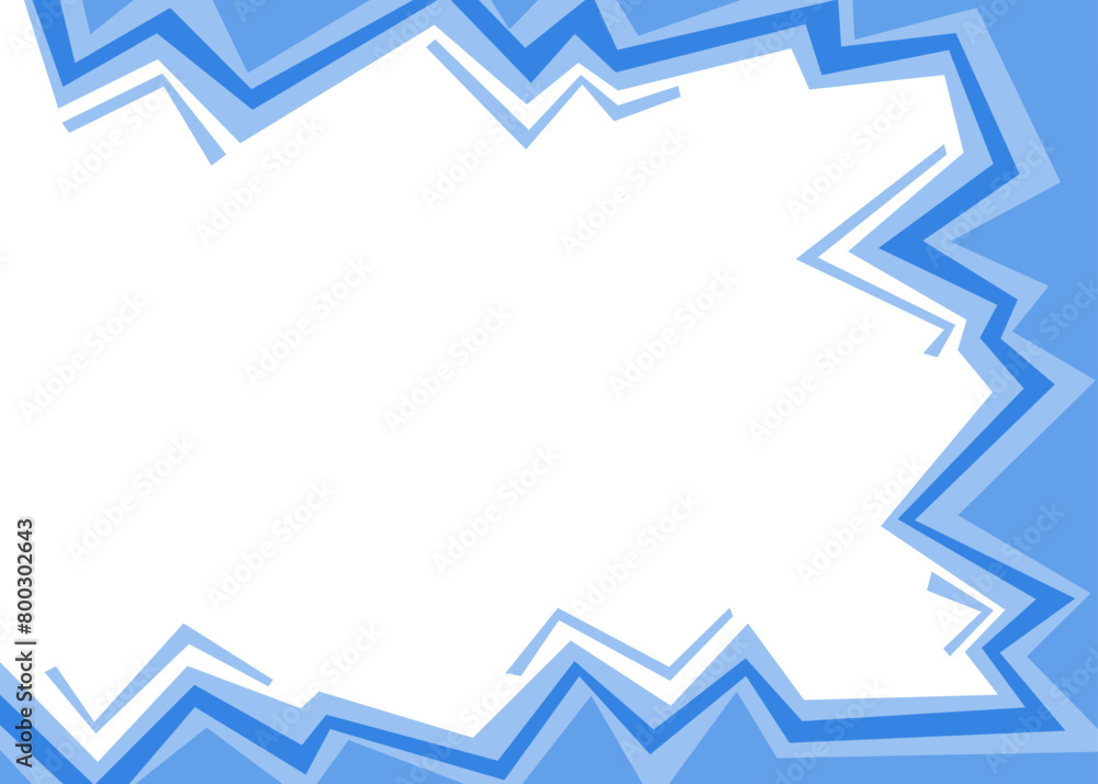 Poster abstract background with zigzag line pattern and with some copy space area
