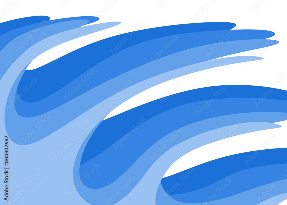 Poster abstract background with gradient wavy lines pattern