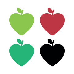 Heart Apple Set